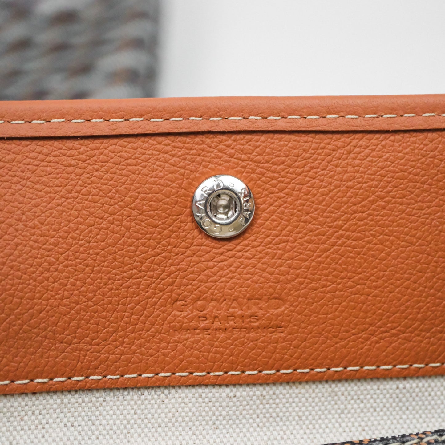 Goyard St Louis Tote PM Tan Black