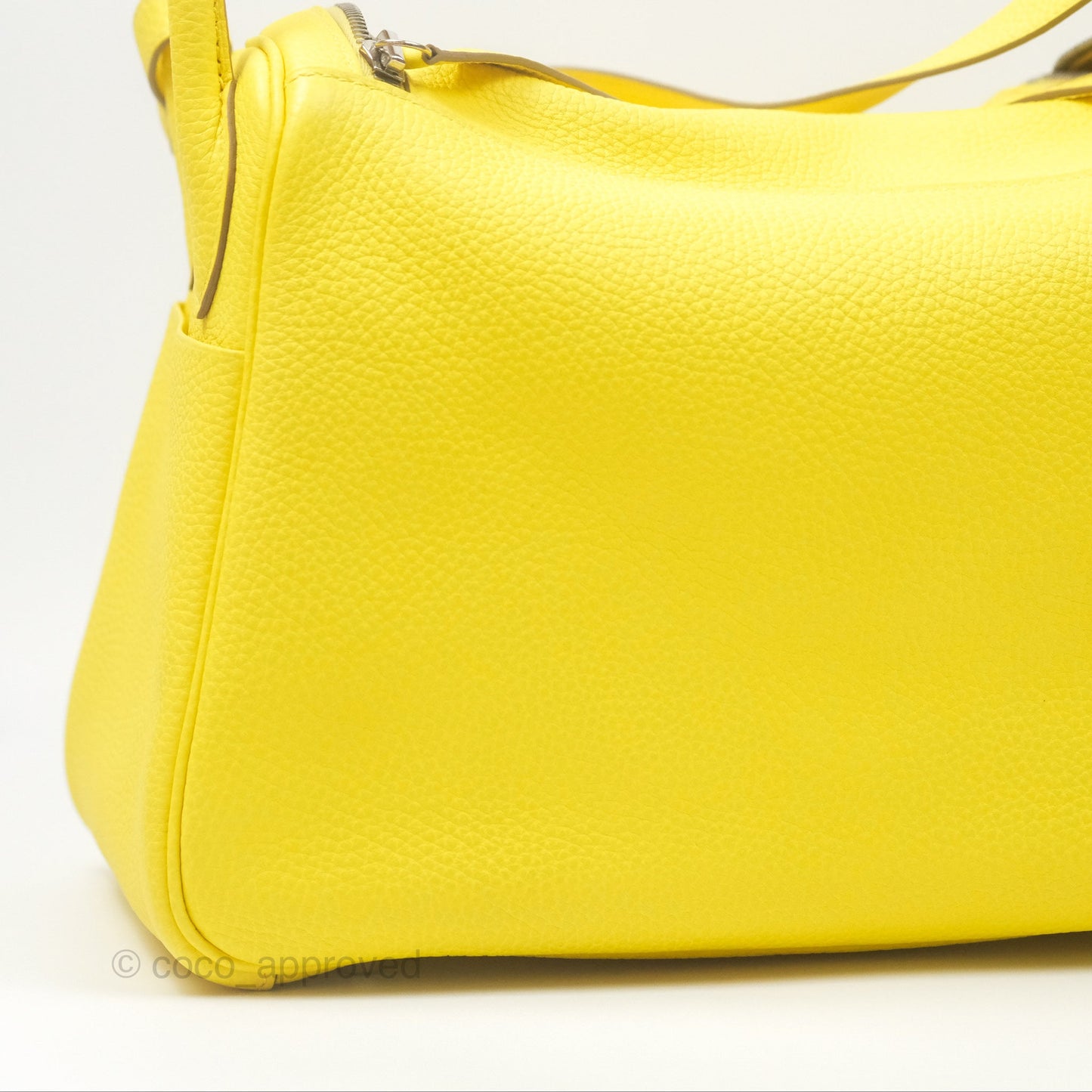 Hermès Lindy 30 Celemence Lime 9R Palladium Hardware