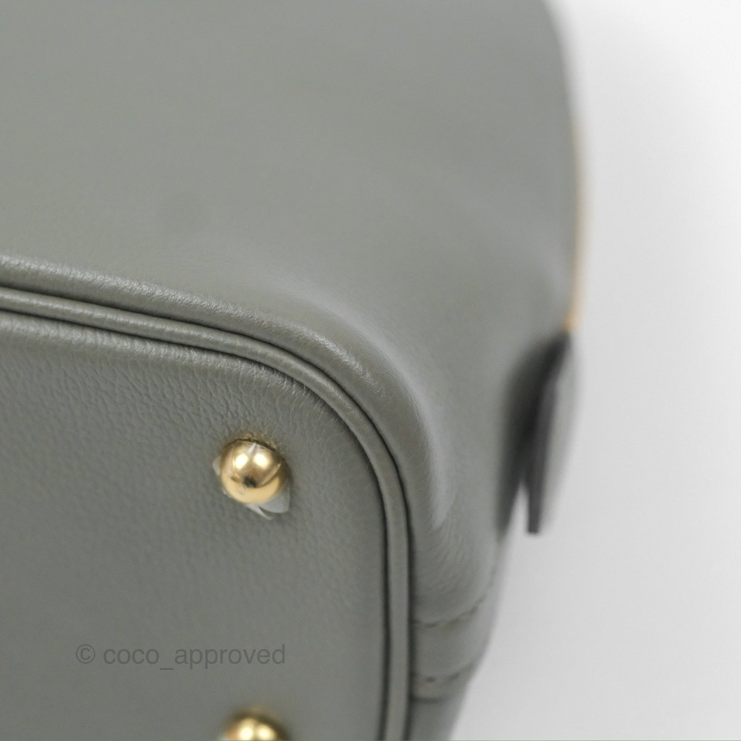 Hermès Bolide 1923 25 Gris Meyer 0L Evercolor Gold Hardware
