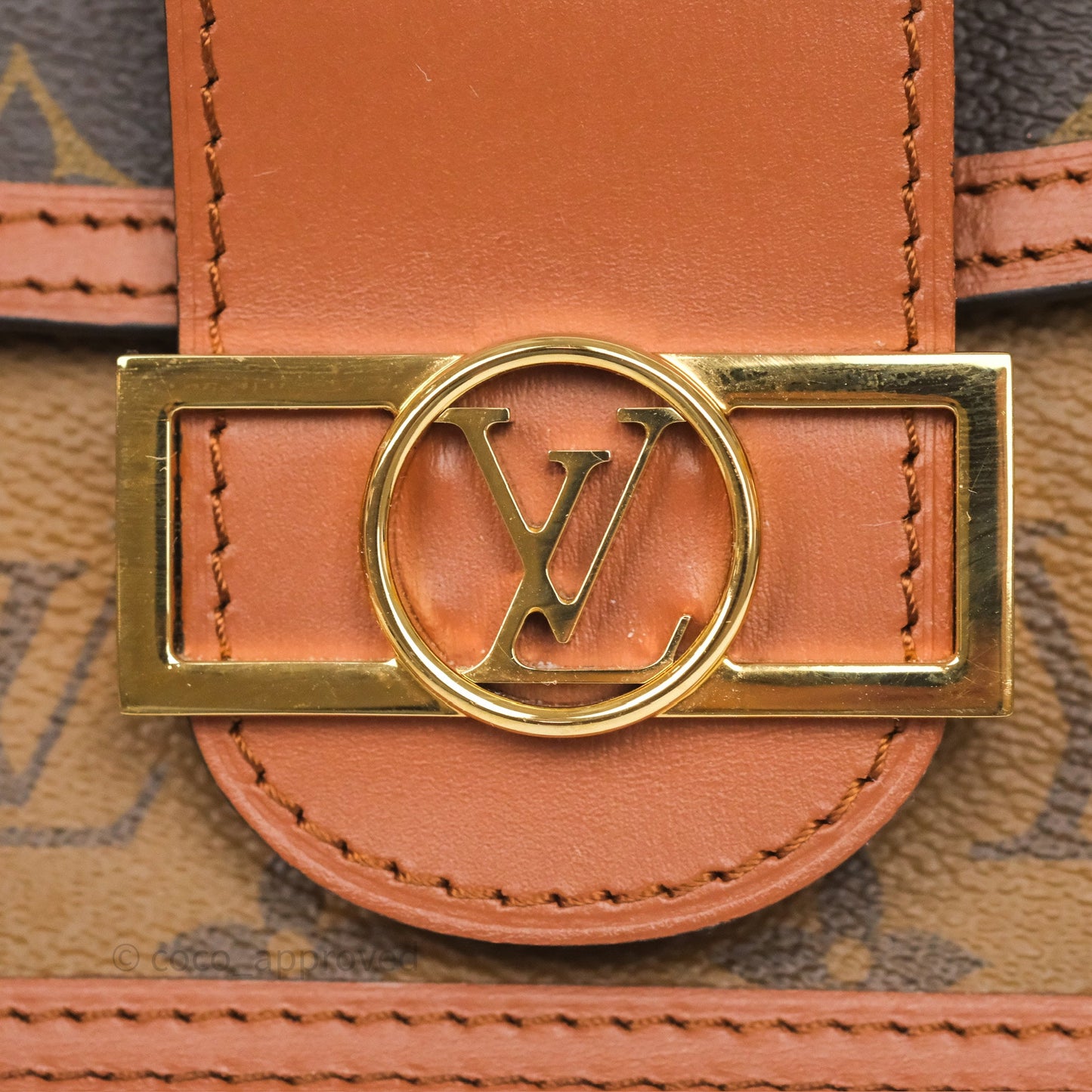 Louis Vuitton Chain Wallet Dauphine Monogram Reverse