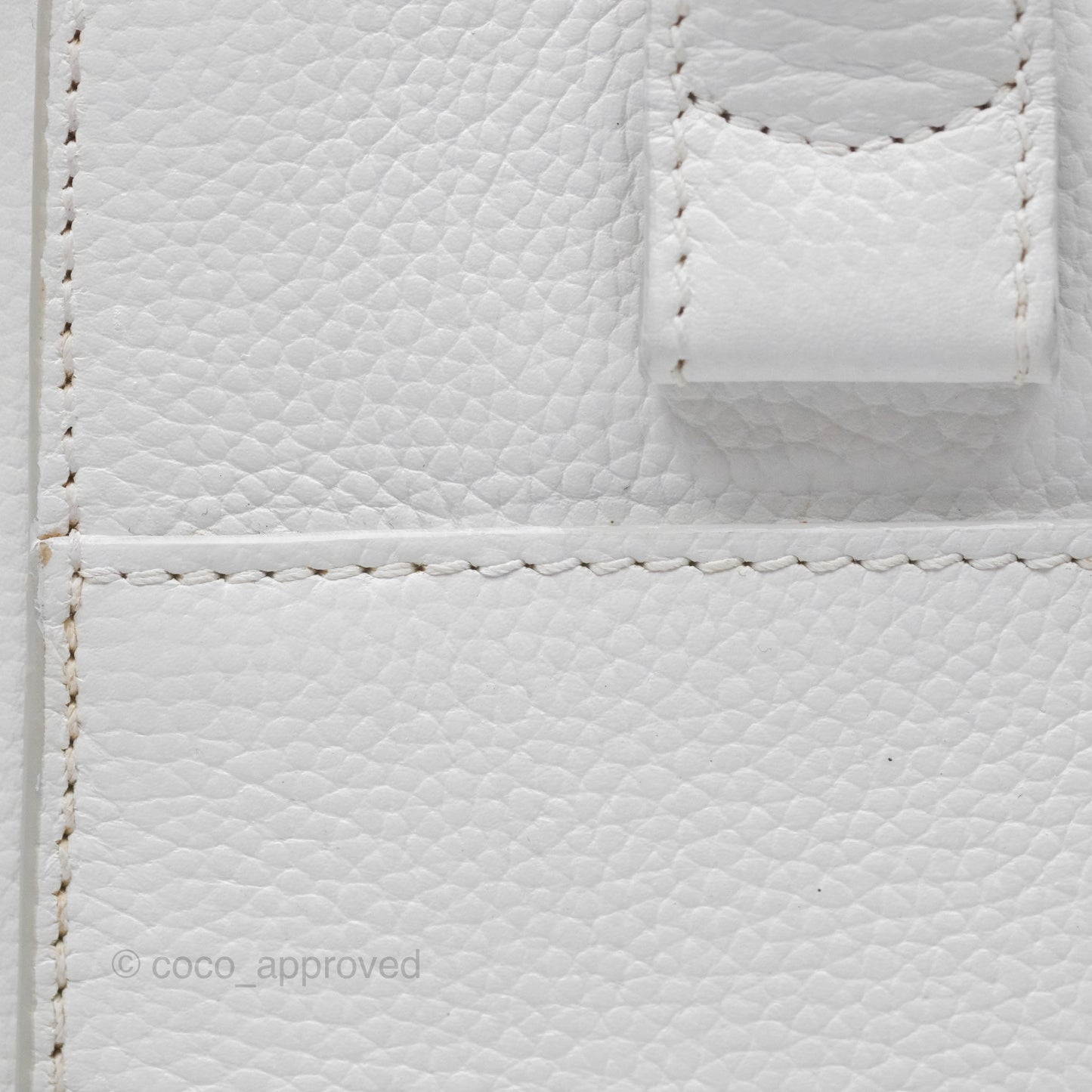 Chanel Mini Neo Executive Shopper Tote White Grained Calfskin Silver Hardware