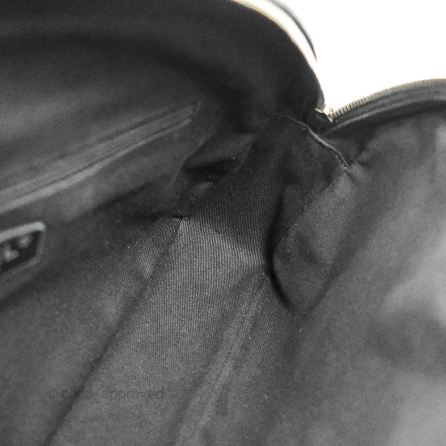 Chanel Jumbo Easy Flap Bag Black Caviar Ruthenium Hardware