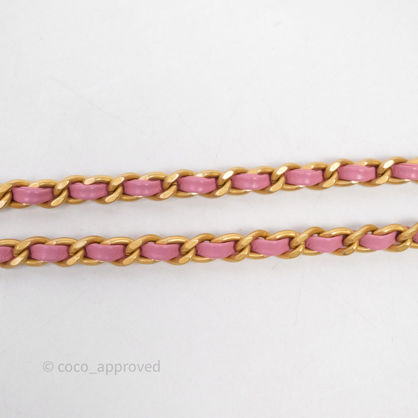 Chanel Kelly Bag Pink Tweed Aged Gold Hardware