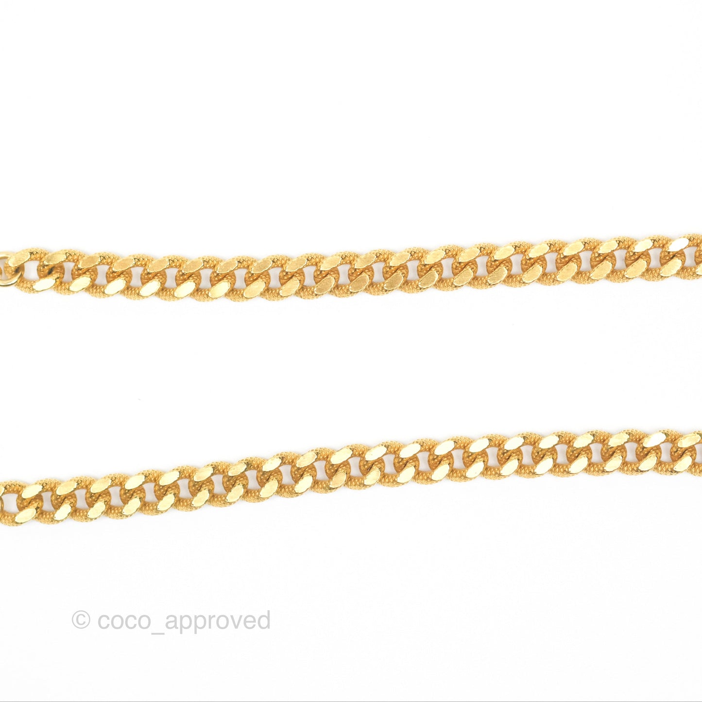 Chanel CC Crystals Chain Necklace Choker Gold Tone 22A