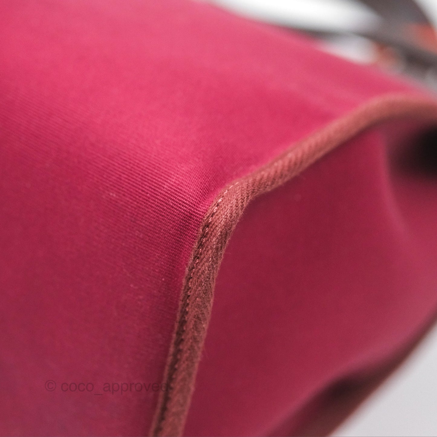 Hermès Herbag Zip 31 Retourne Rose Bubblegum L4/ Rubis B5 Canvas Palladium Hardware