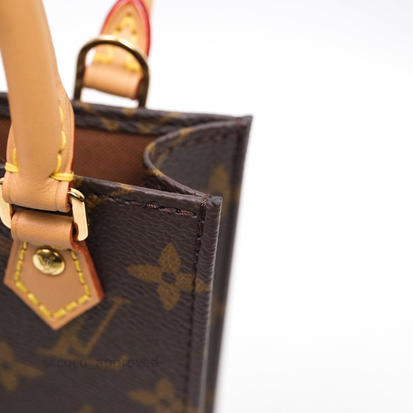 Louis Vuitton Petit Sac Plat Bag Monogram Canvas