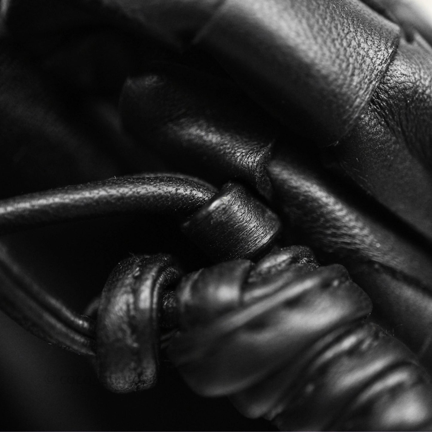 Bottega Veneta Mini Pouch Black Intrecciato Calfskin
