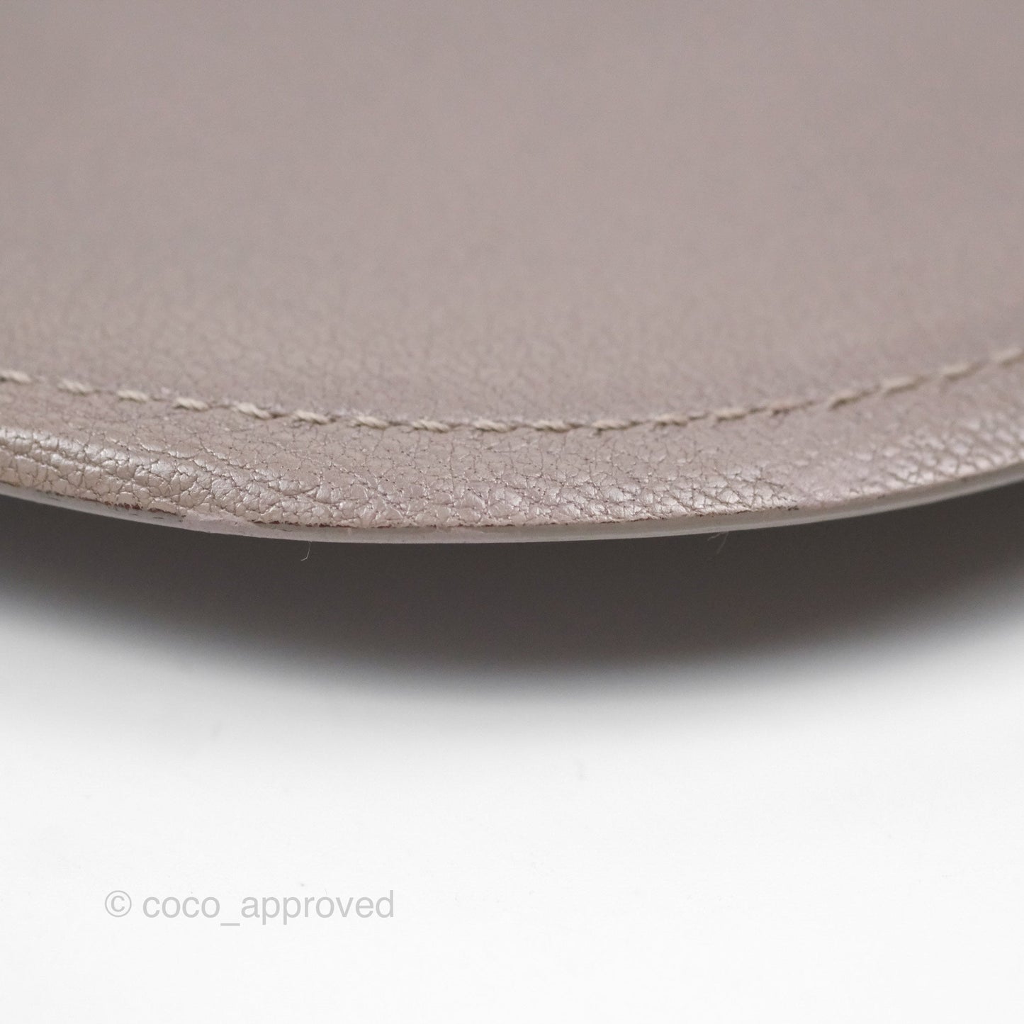Chanel Coco Curve Flap Burnished Lilac Grey Calfskin Goatskin Antique Gold Hardware