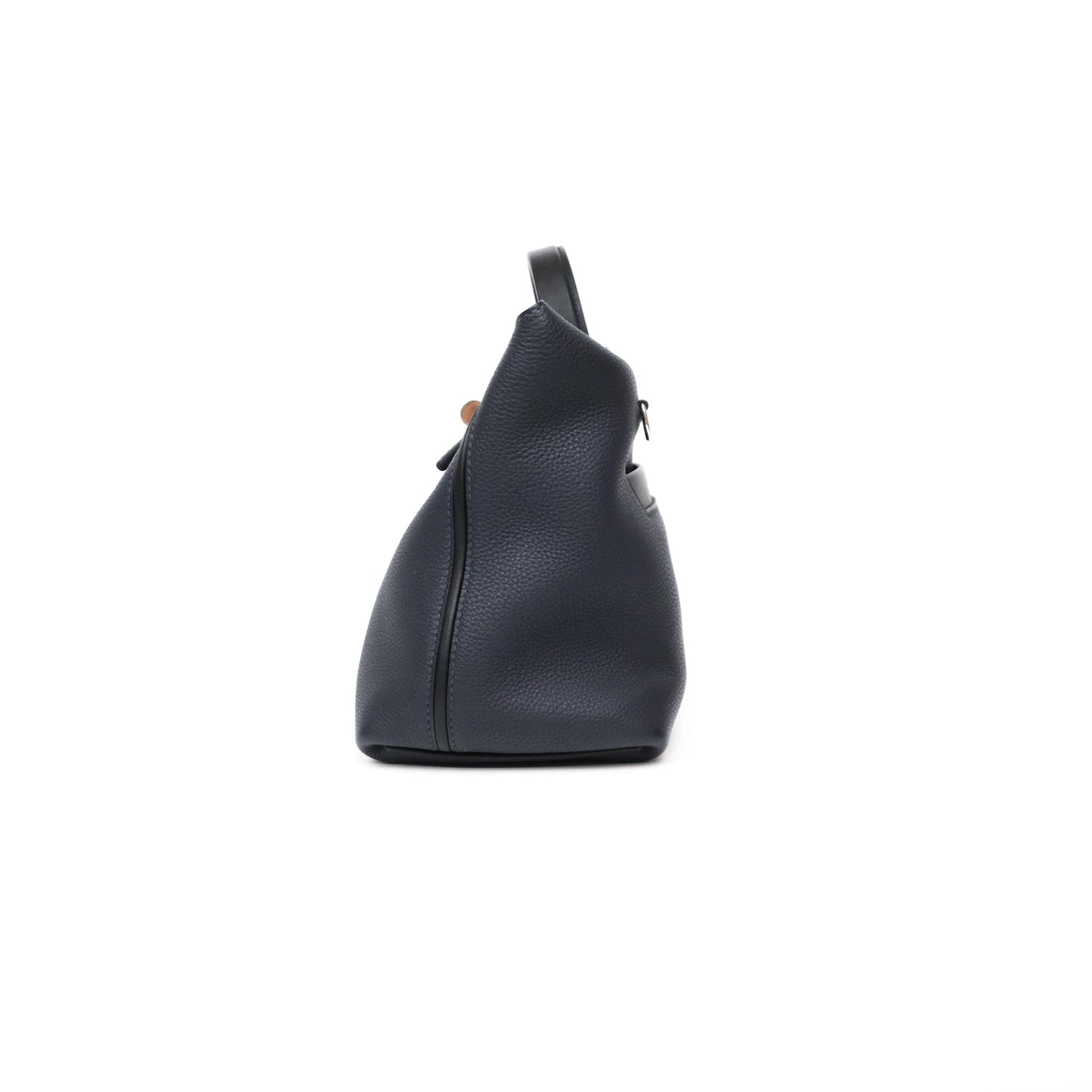 Hermès 24/24 29 Bleu Nuit 2Z / Noir Black 89 Togo/Swift Palladium Hardware