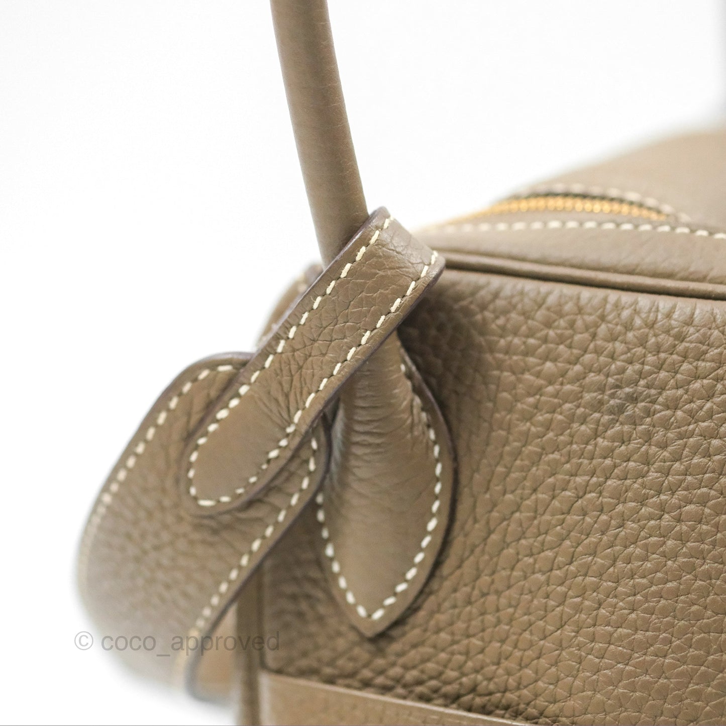 Hermès Lindy 26 Etoupe Clemence Gold Hardware