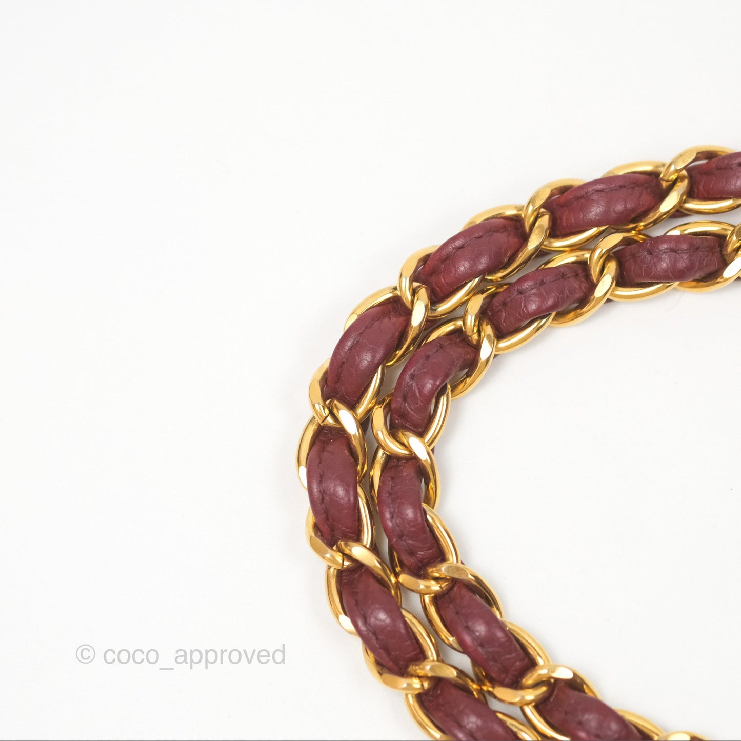 Chanel Vintage Classic Small S/M Flap Burgundy Caviar 24K Gold Hardware