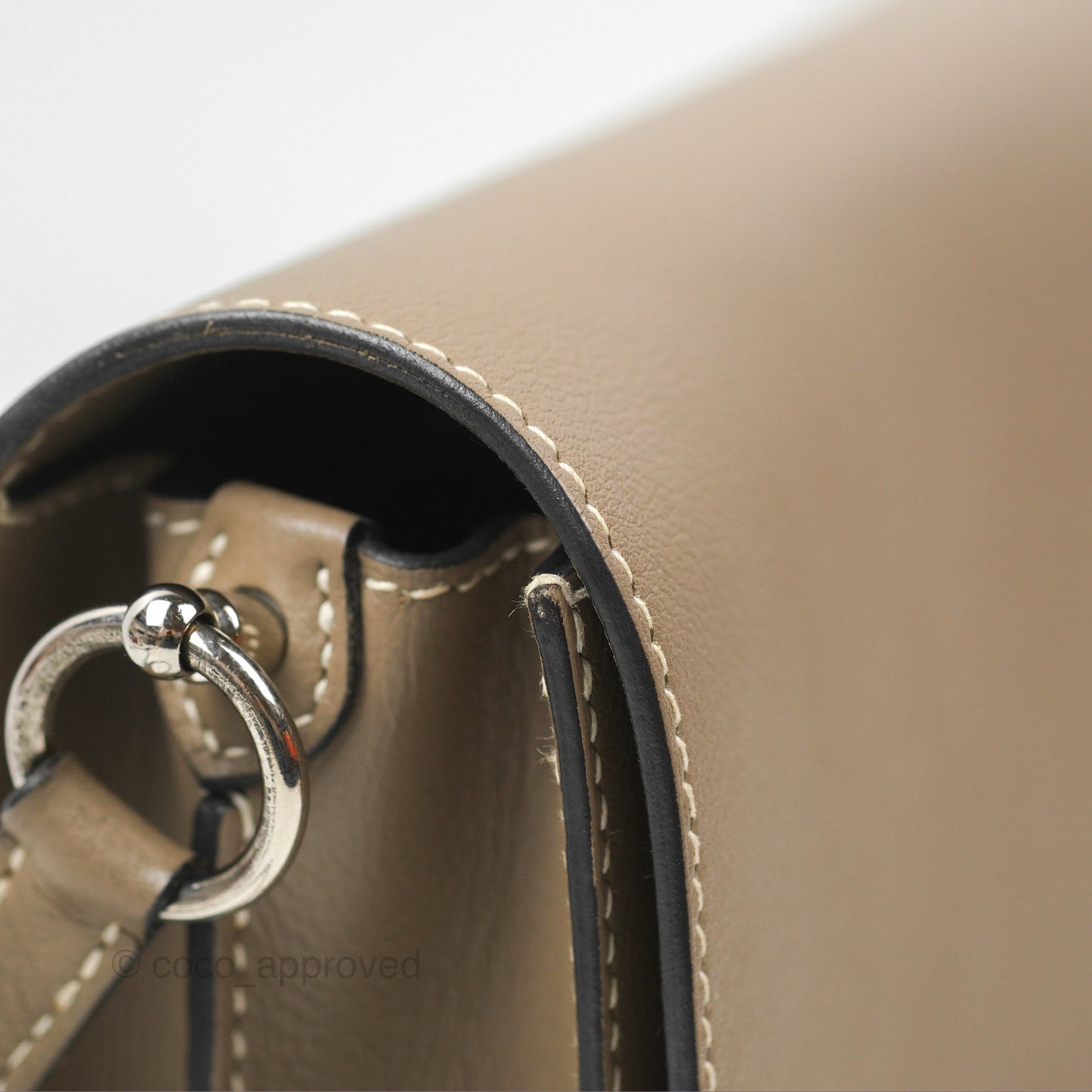 Hermès Roulis 23 Etoupe Evercolor Palladium Hardware