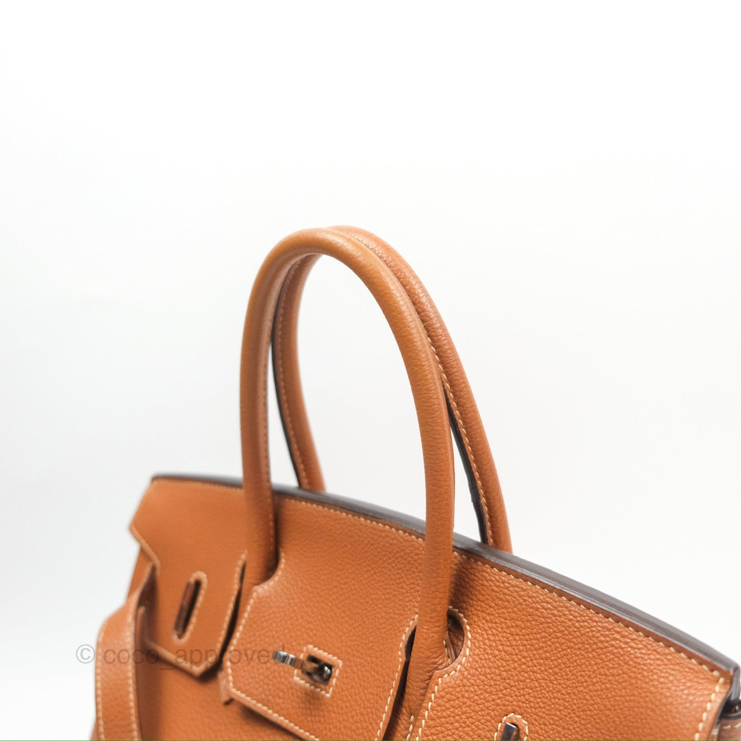 Hermès Birkin 30 Retourne Gold Clemence Palladium Hardware