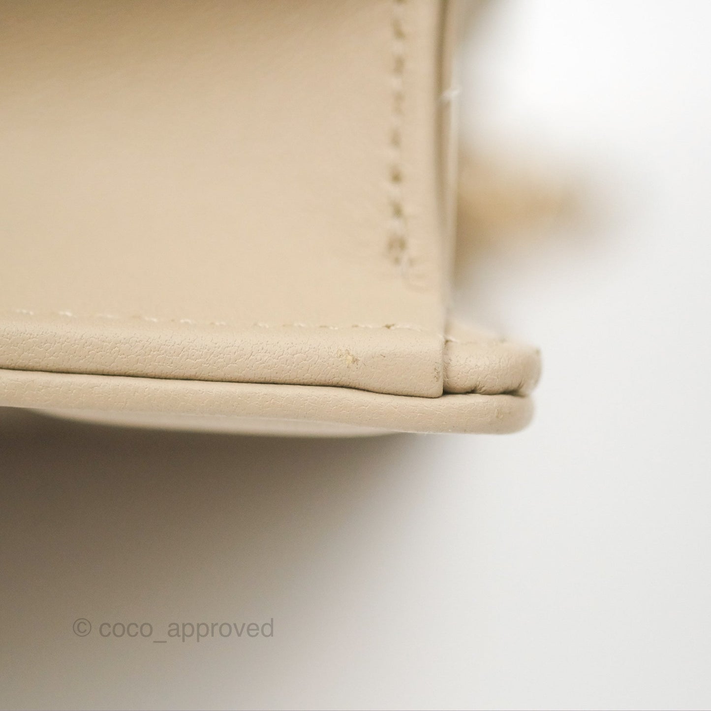 Dior Lady Dior Pouch on Chain Sand Cannage Lambskin