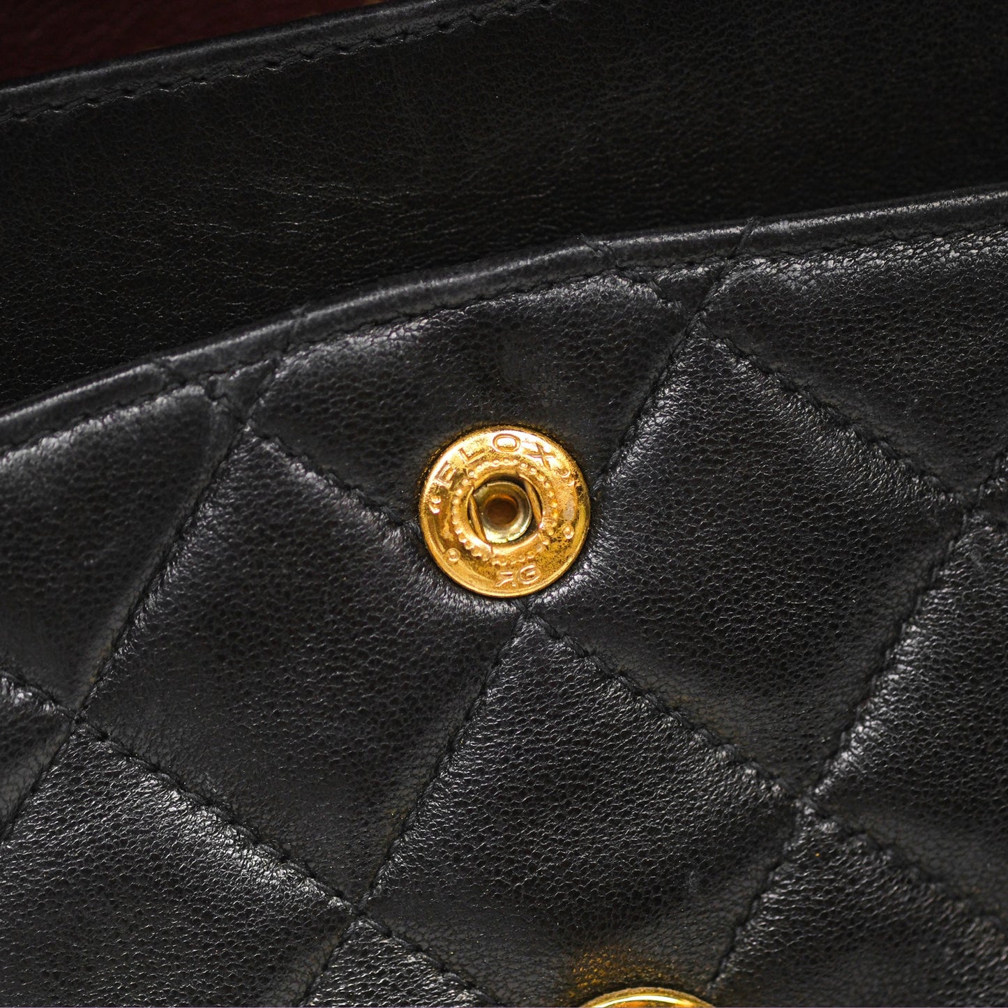 Chanel Classic Vintage Small Flap Black Lambskin 24K Gold Hardware