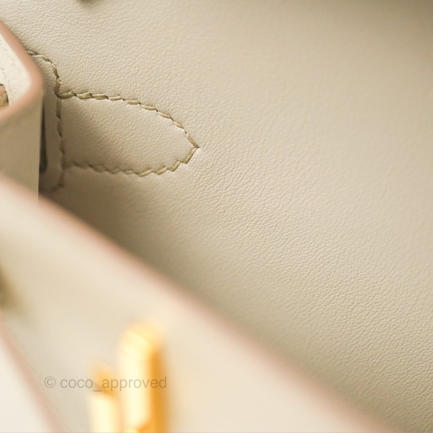 Hermès Mini Jypsiere Beton Evercolor Gold Hardware