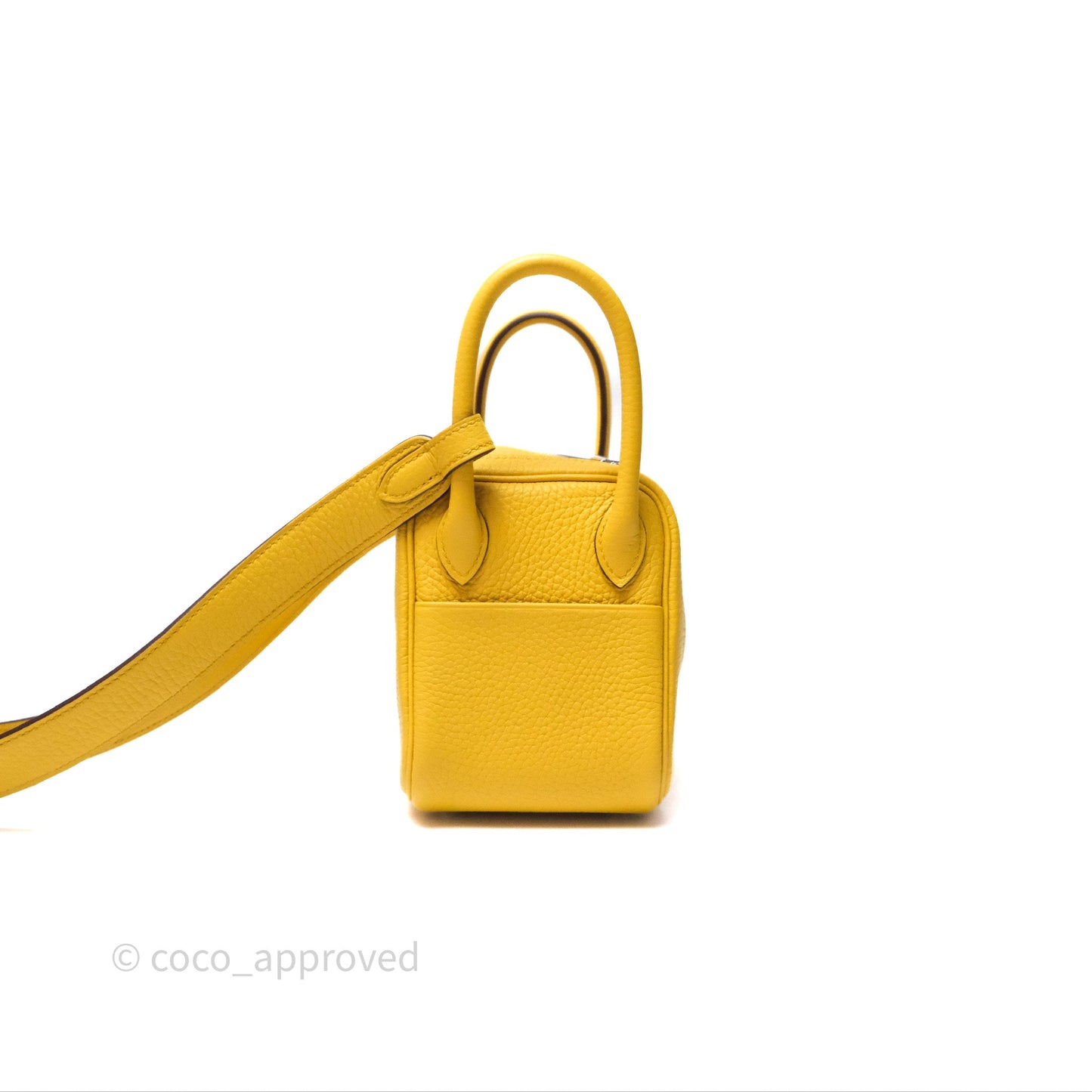 Hermès Mini Lindy 20 Sun B4 Clemence Palladium Hardware