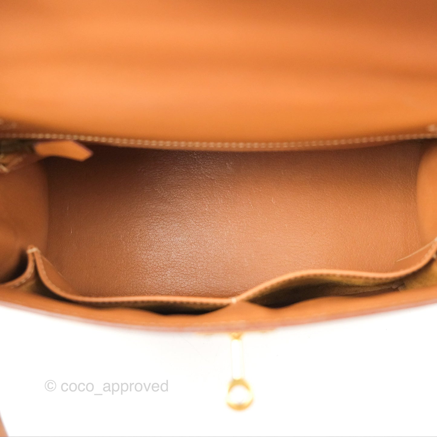 Hermès Vintage Kelly 28 Sellier Gold Calf Gold Hardware