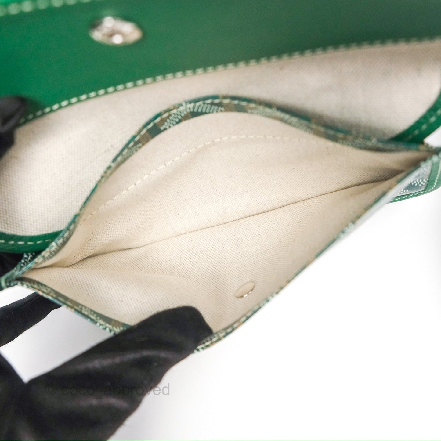 Goyard Bohème Hobo Bag Green Goyardine Canvas