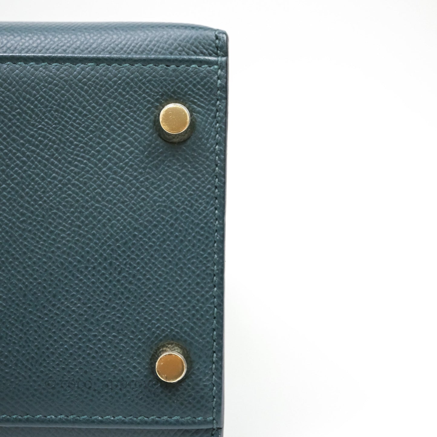 Hermès Kelly 28 6O Vert Cyprès Epsom Gold Hardware