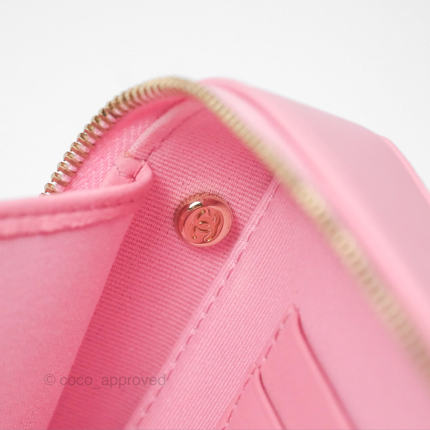 Chanel Camera Case Quilted Pink Lambskin Gold Hardware