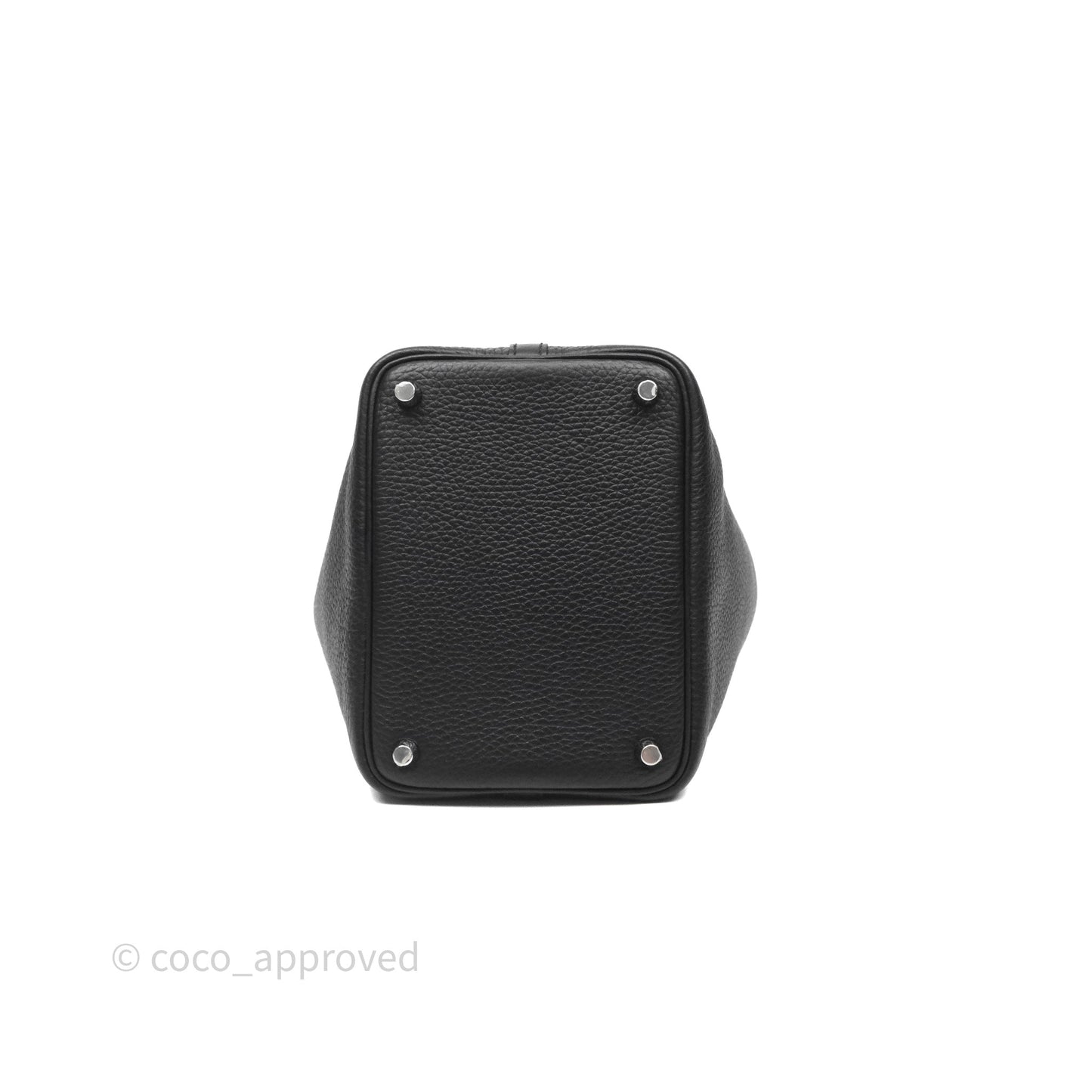 Hermès Picotin 18 Black Noir 89 Clemence Palladium Hardware