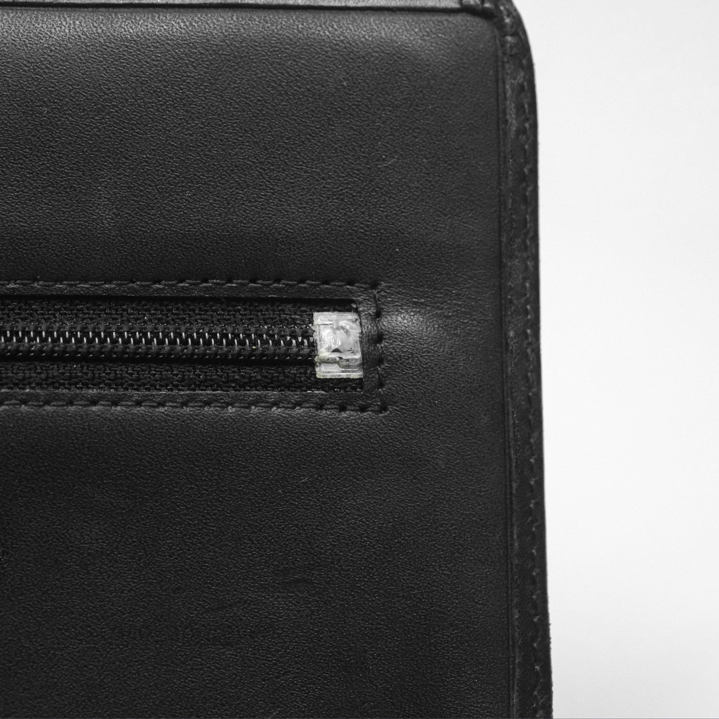 Chanel Quilted Wallet on Chain WOC Cambon Black Calfskin Silver Hardware
