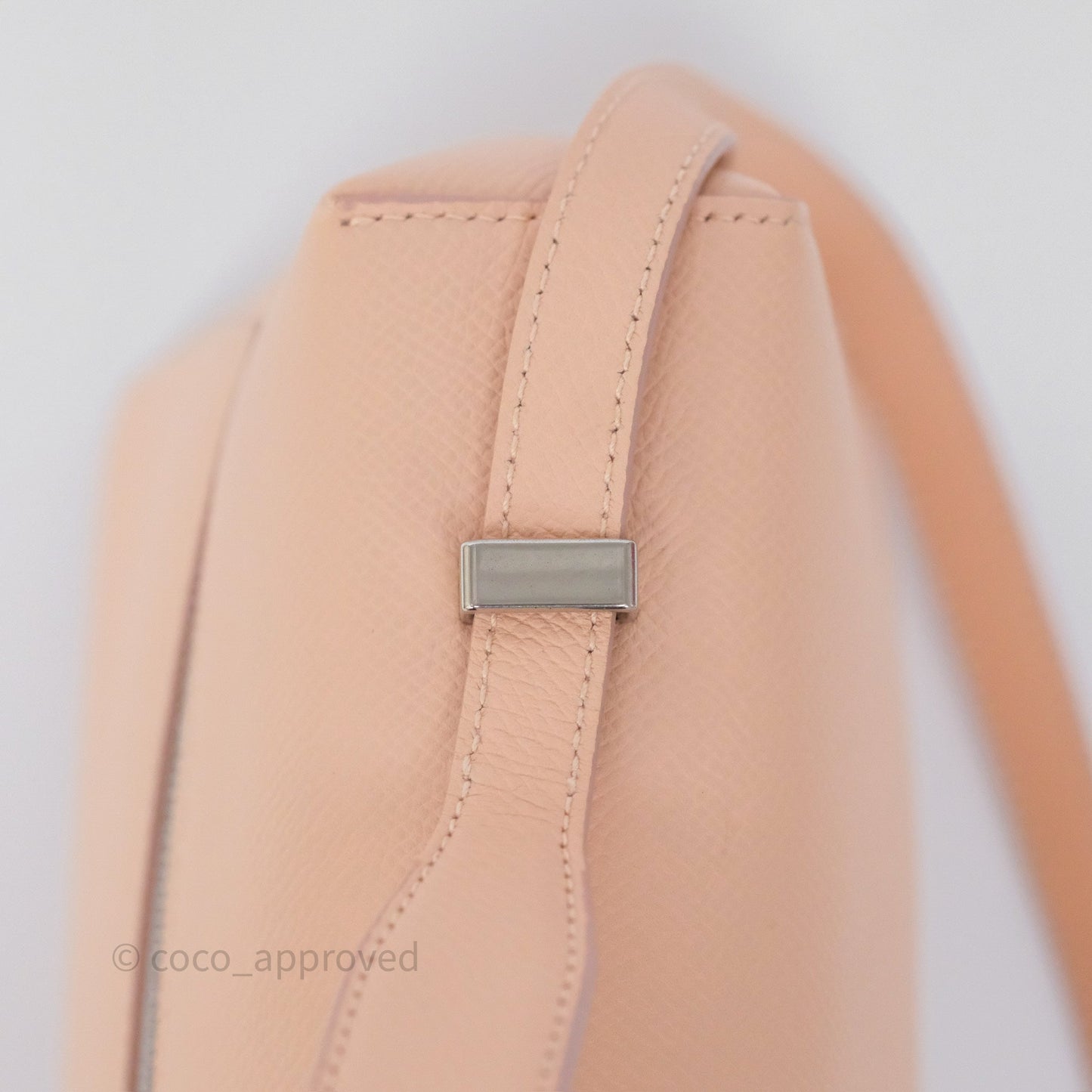 Loro Piana Extra Bag L27 Pink Calfskin Silver Hardware