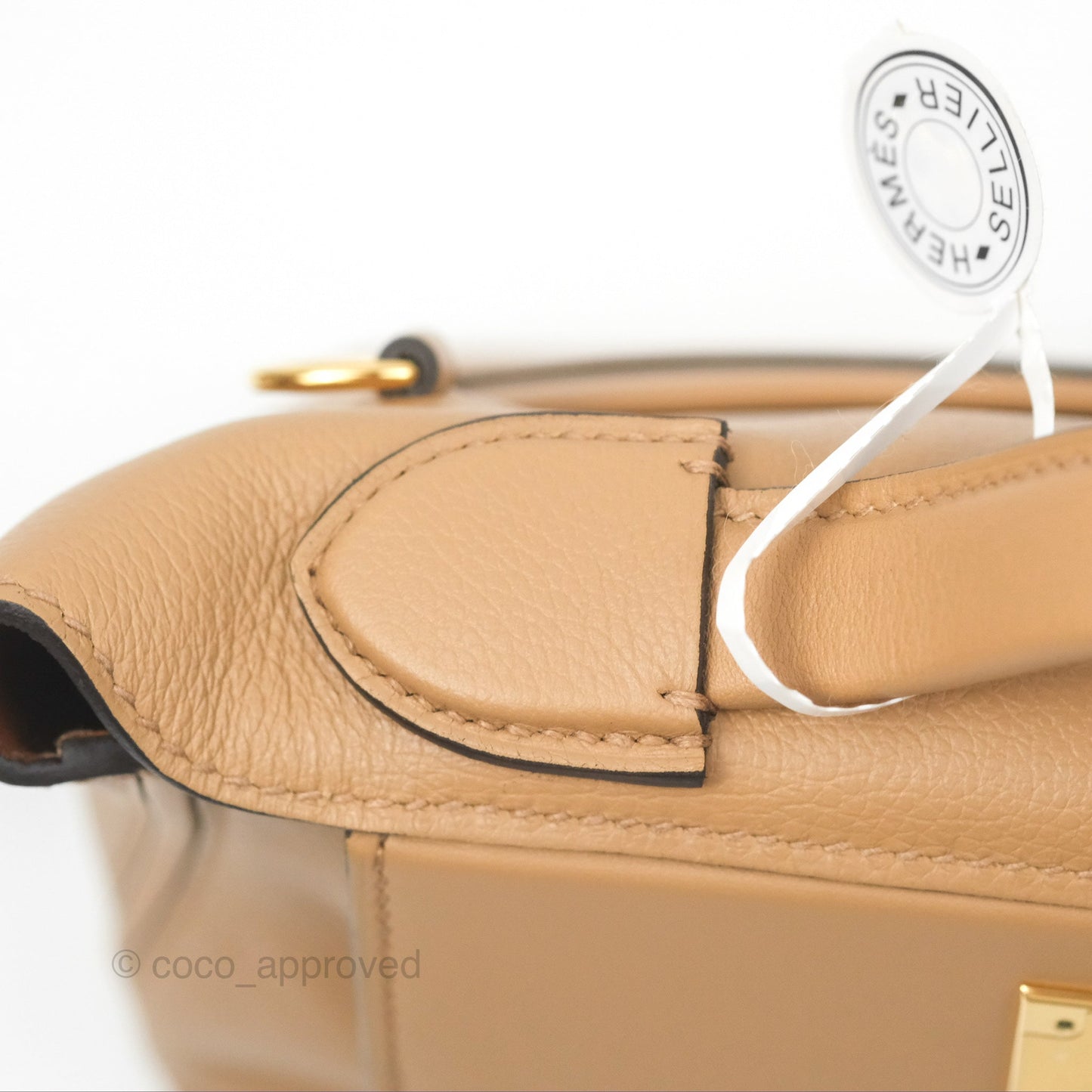 Hermès 24/24 21 Mini Chai 0M Fauve 34 Evercolor Gold Hardware