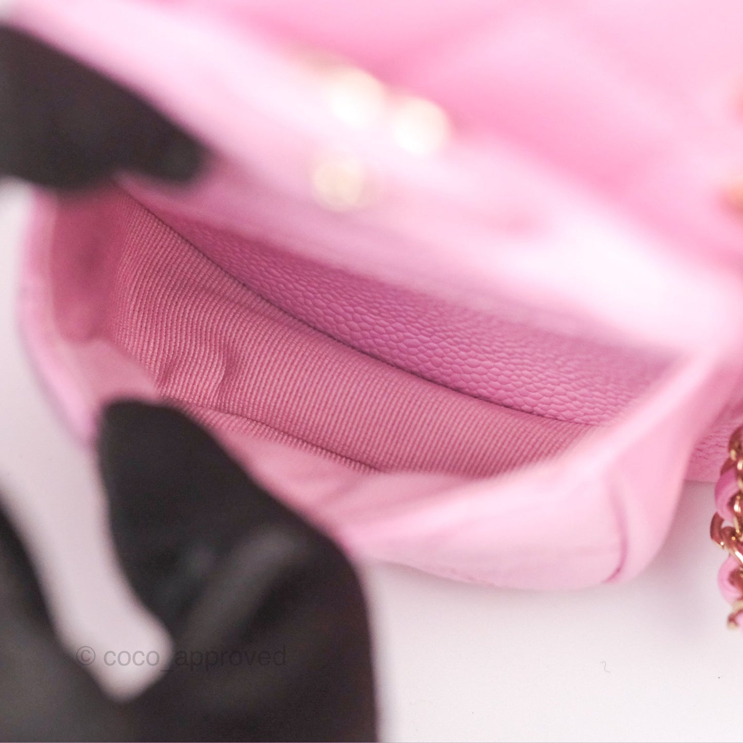 Chanel Mini Duma Backpack Pink Caviar Gold Hardware 23P