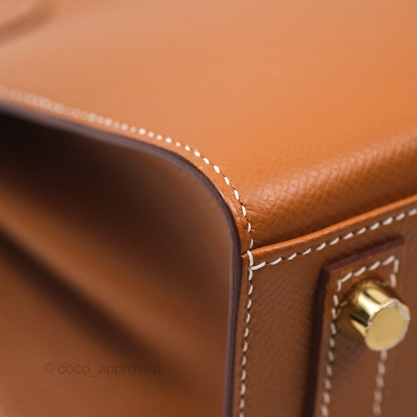 Hermes Birkin 25 Sellier Gold 37 Epsom Gold Hardware