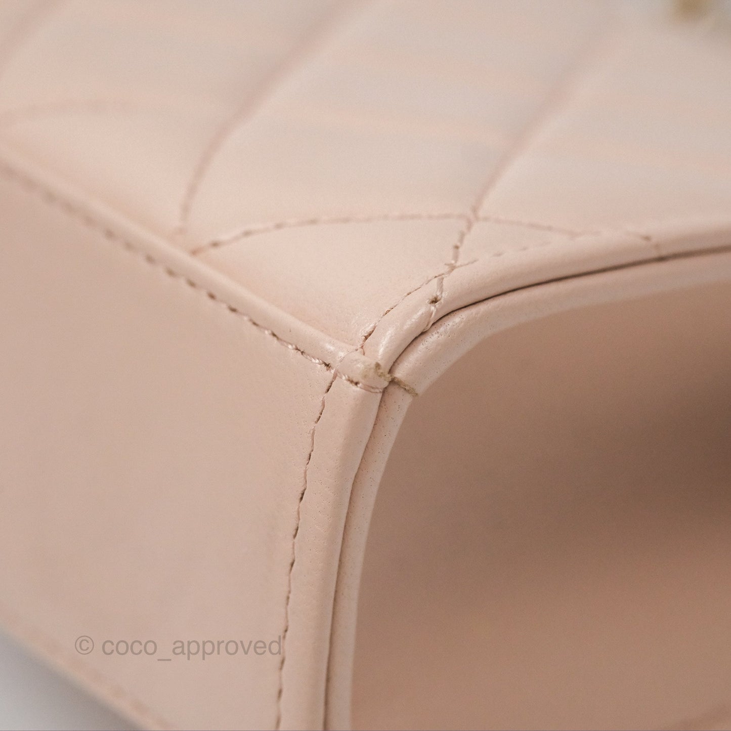 Chanel Mini Quilted Trendy CC Clutch With Chain Light Pink Lambskin Gold Hardware