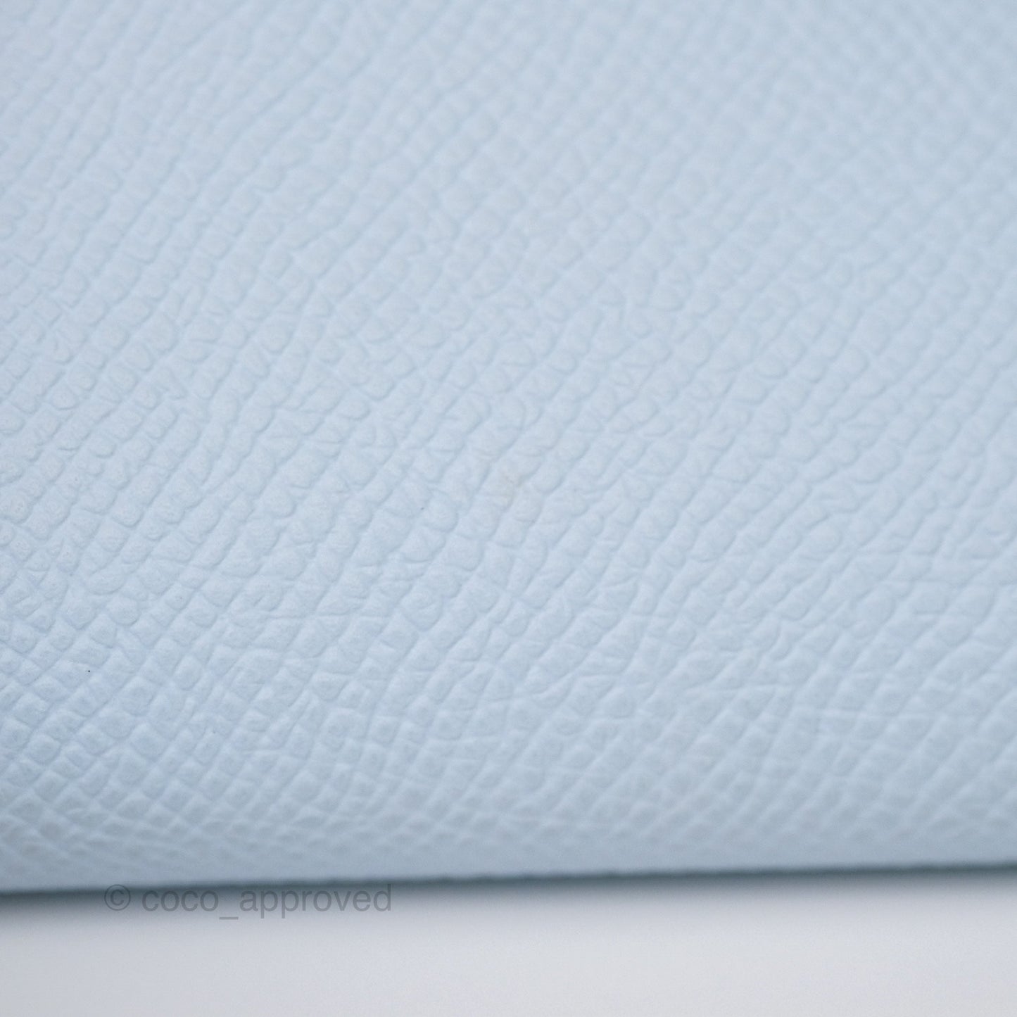 Hermès Kelly To Go Wallet Bleu Brume T0 Epsom Palladium Hardware