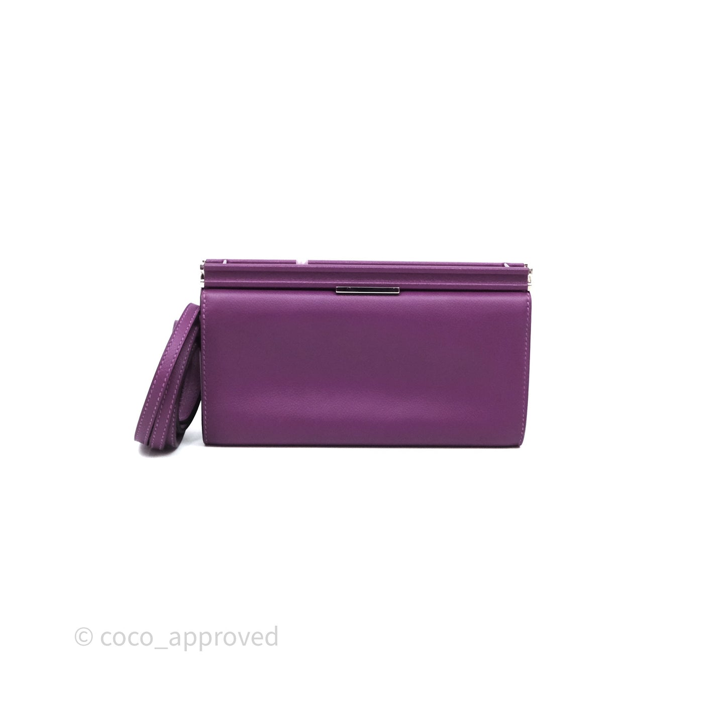 Hermes Clic H Bag Anemone P9 Veau Evercolor Palladium Hardware