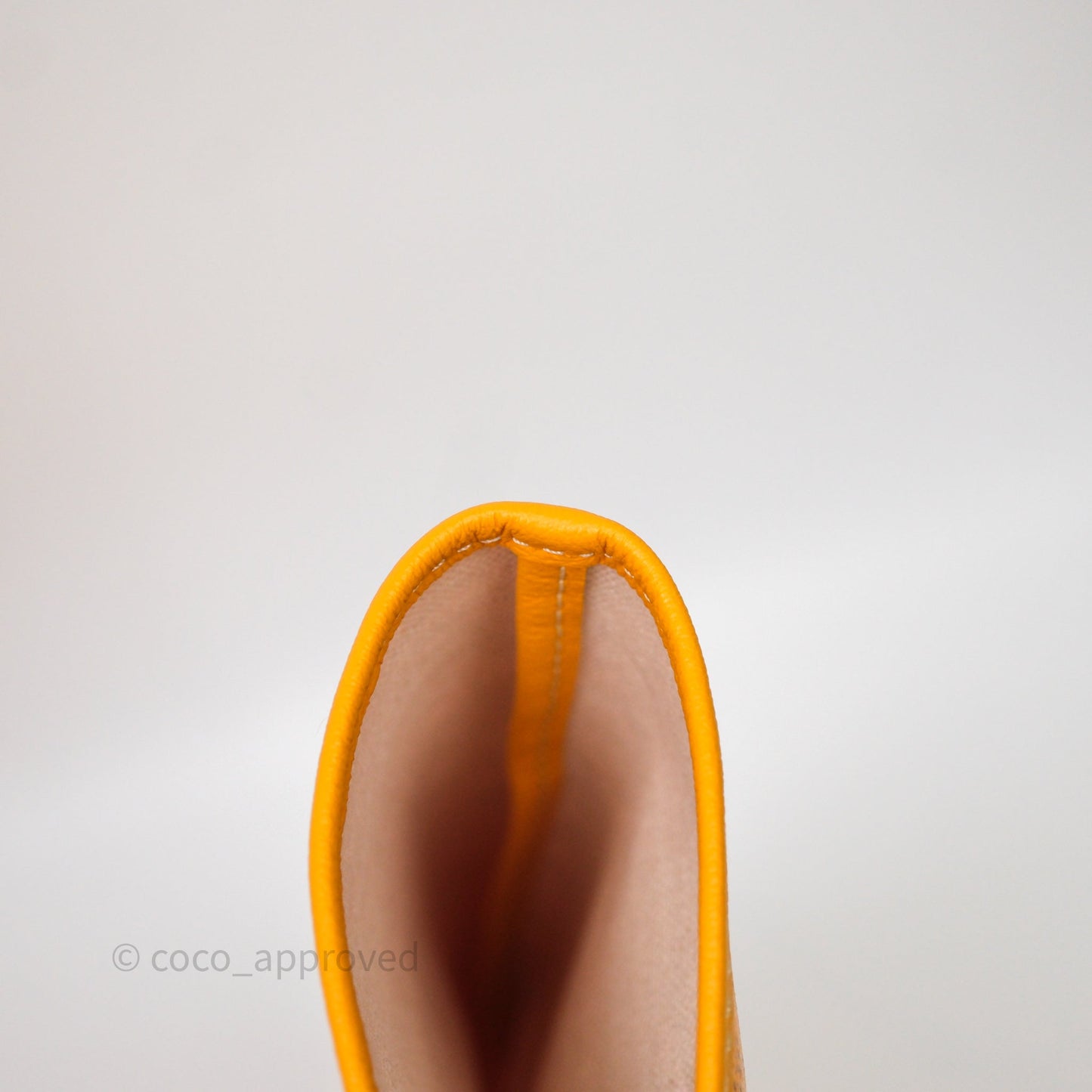 Goyard St. Louis GM Yellow Goyardine Canvas