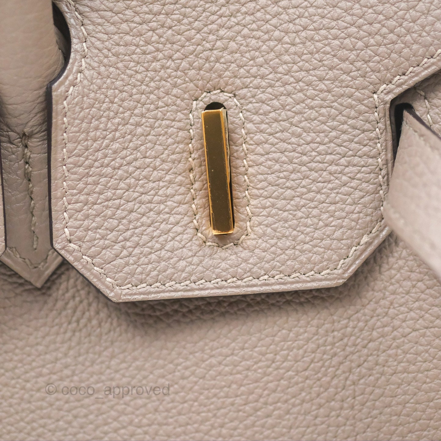 Hermès Birkin 30 Retourne Gris Asphalt M8 Togo Gold Hardware