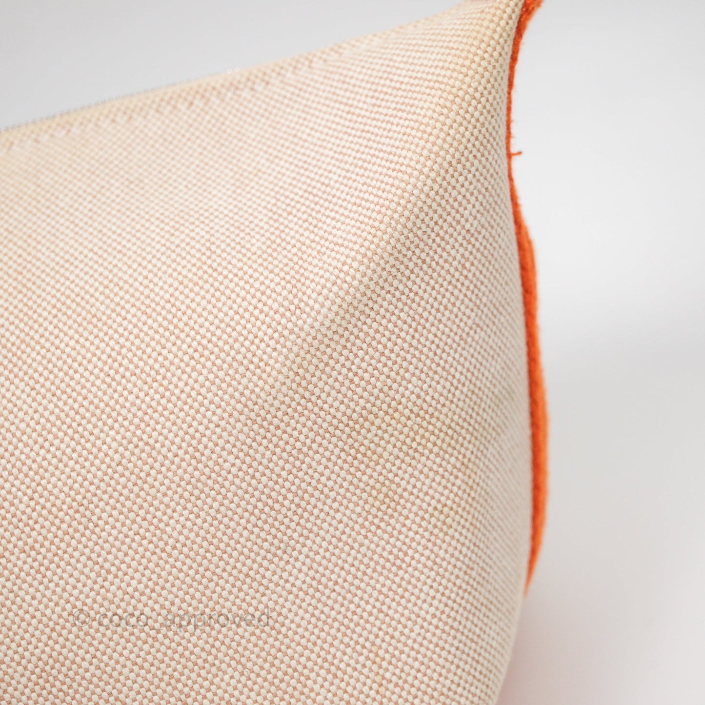 Hermès Small Bride-A-Brac Natural Orange Canvas