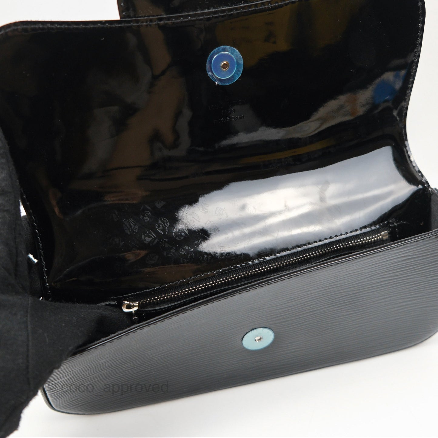 Louis Vuitton Sobe Clutch Black Electric Epi