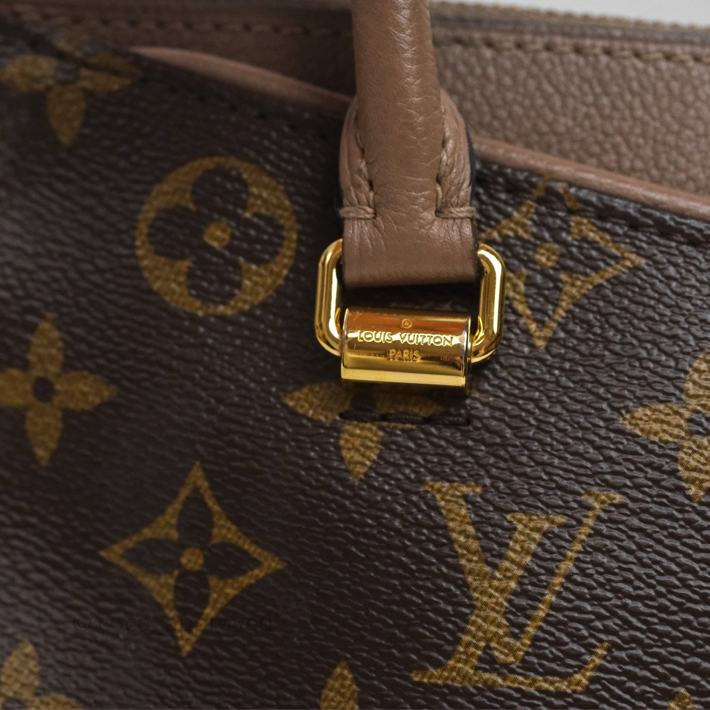 Louis Vuitton Pallas BB Monogram Full Taupe Glace