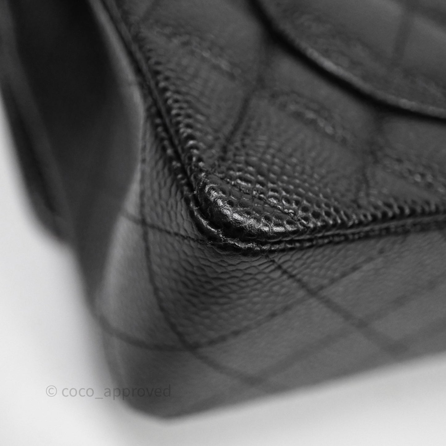 Chanel Small Classic Flap Quilted Black Caviar Gold Hardware