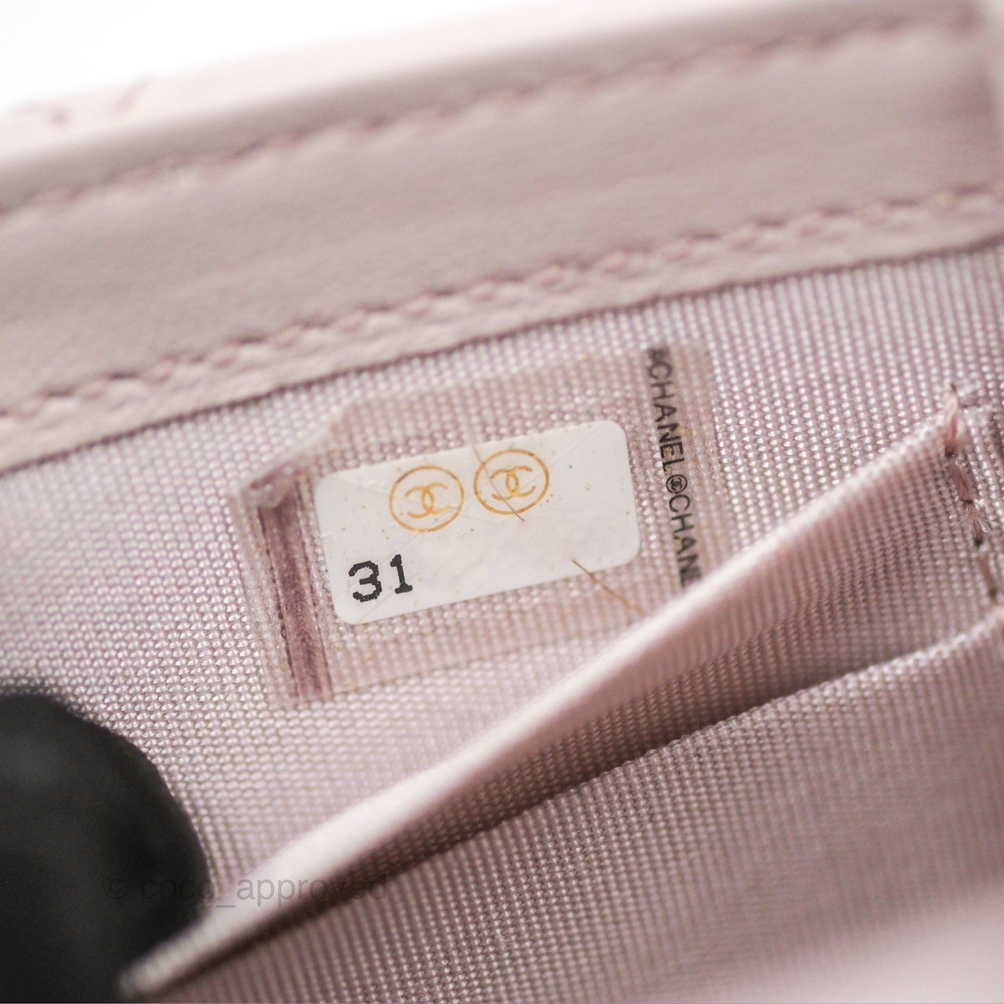 Chanel Mini Quilted Trendy CC Clutch With Chain Light Pink Lambskin Gold Hardware