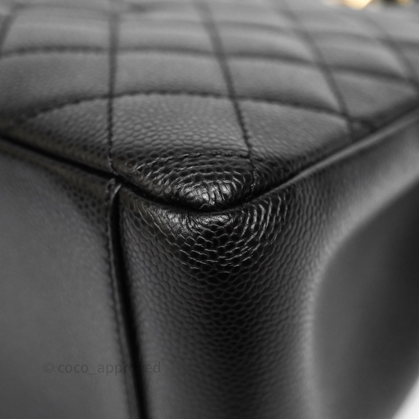 Chanel GST Black Caviar Gold Hardware