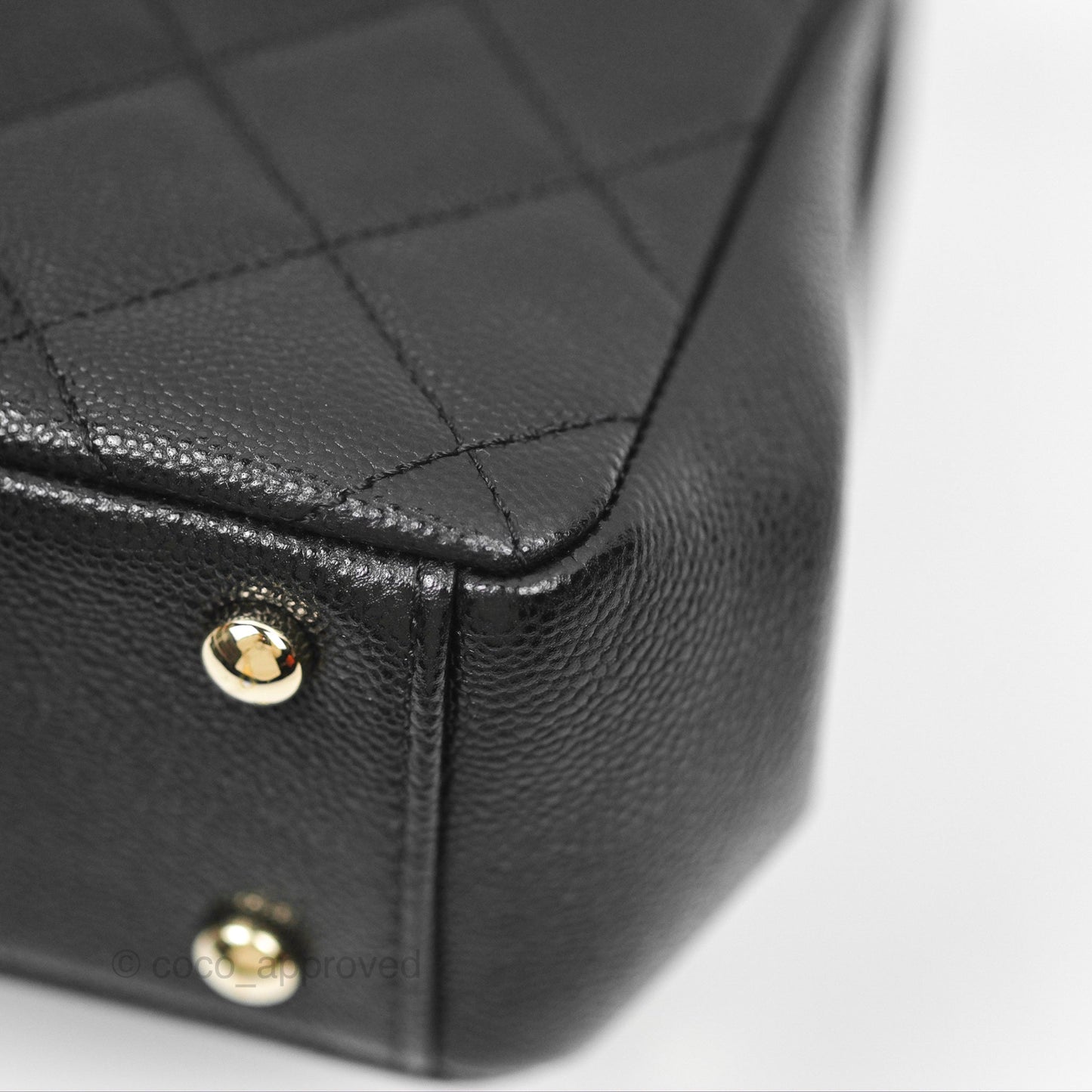 Chanel Quilted Small Business Affinity Flap Black Caviar Gold Hardware
