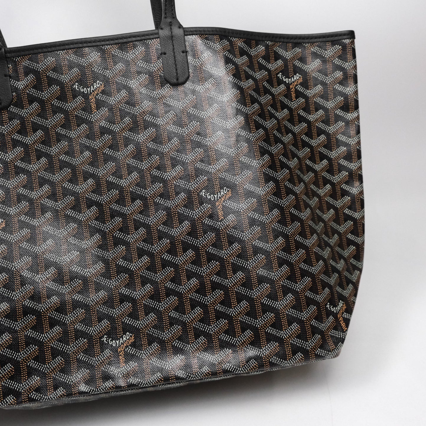 Goyard St Louis Tote PM Black