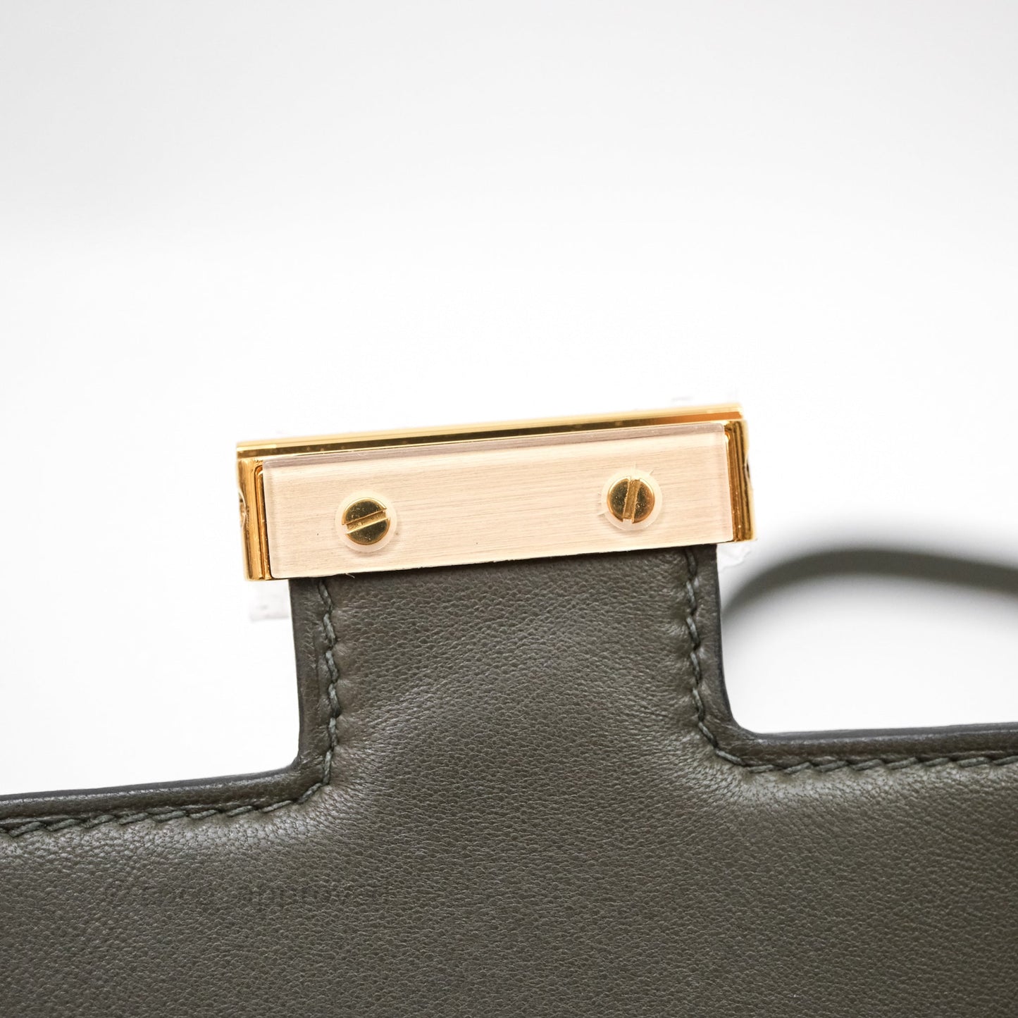 Hermès Constance Mini 18cm Vert de Gris C6 Epsom Gold Hardware
