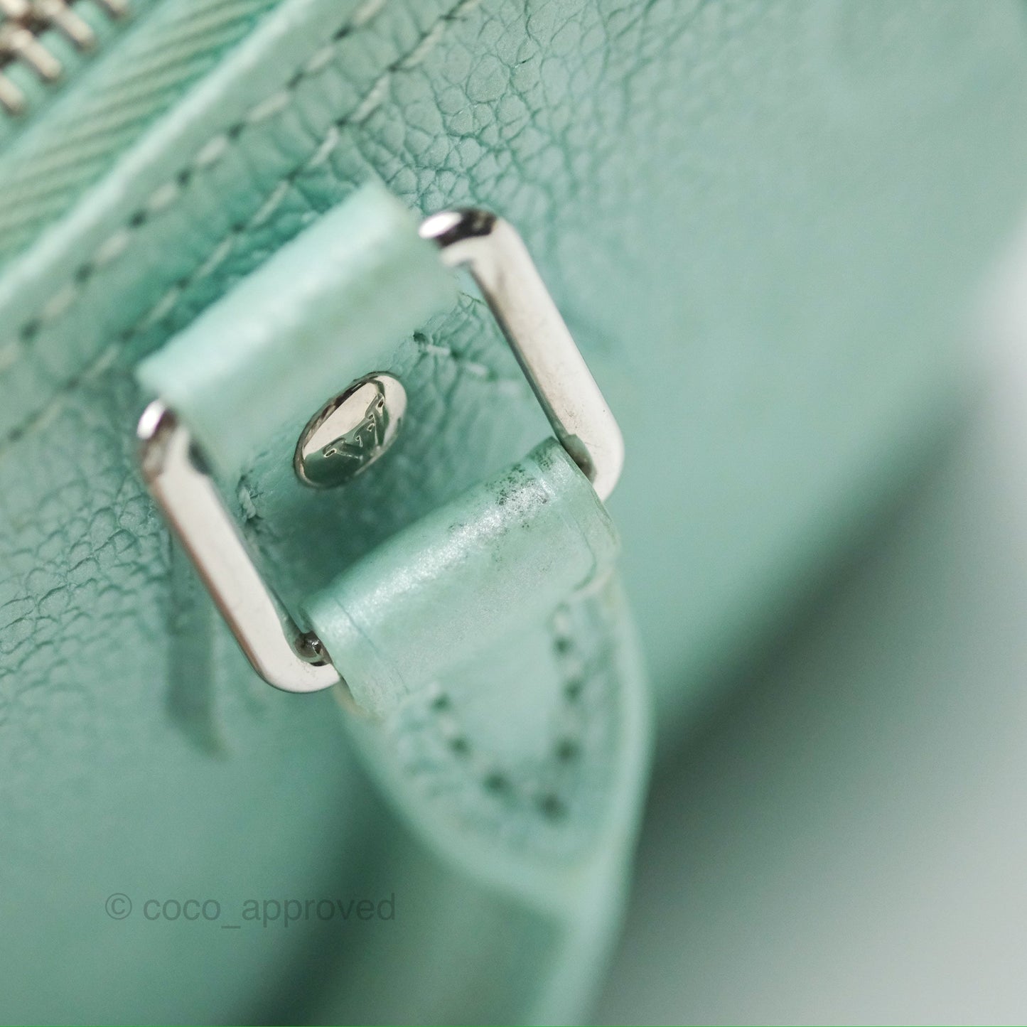 Louis Vuitton Nano Speedy Monogram Empreinte Pearly Lagoon Blue