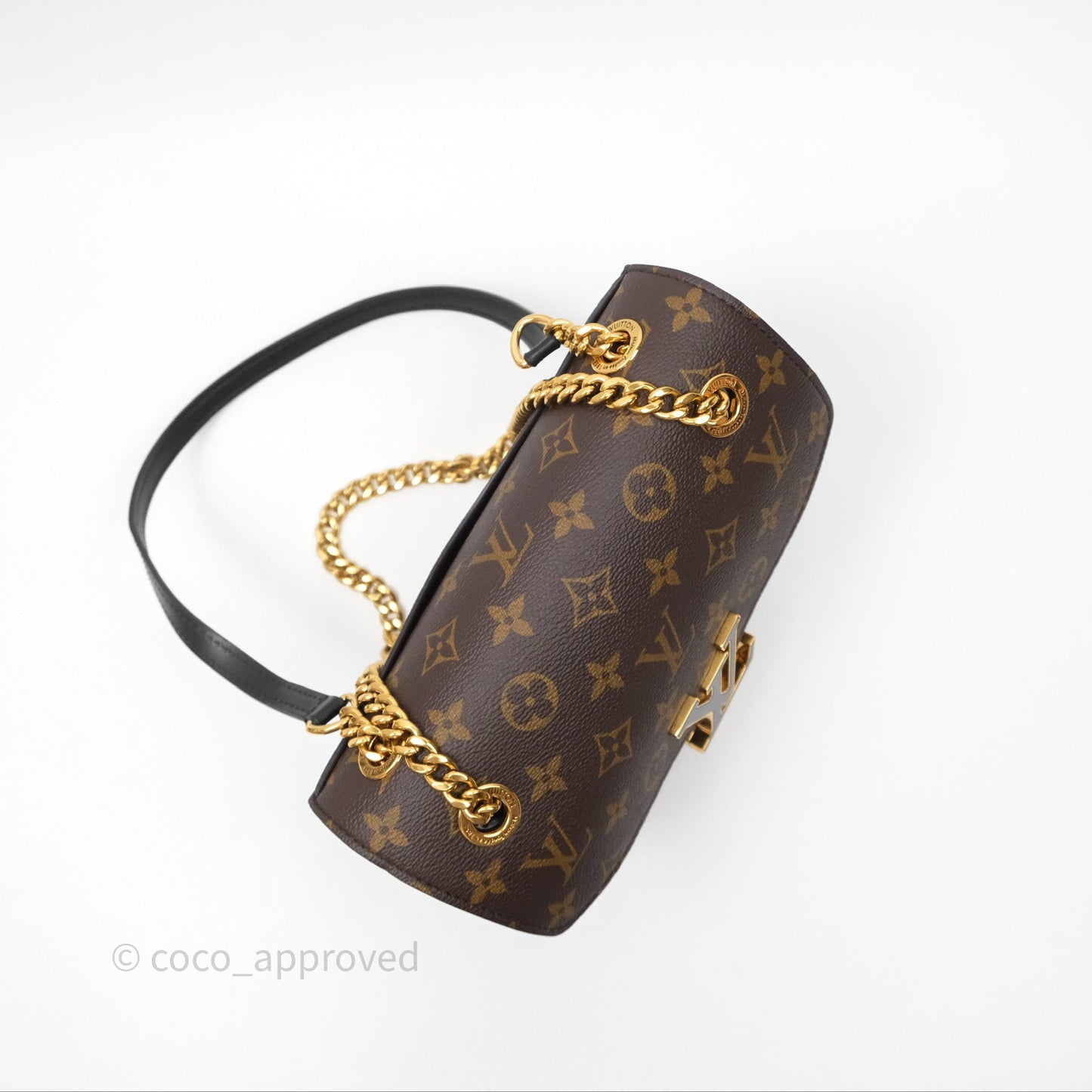 Louis Vuitton Passy Coated Canvas Monogram Gold Hardware
