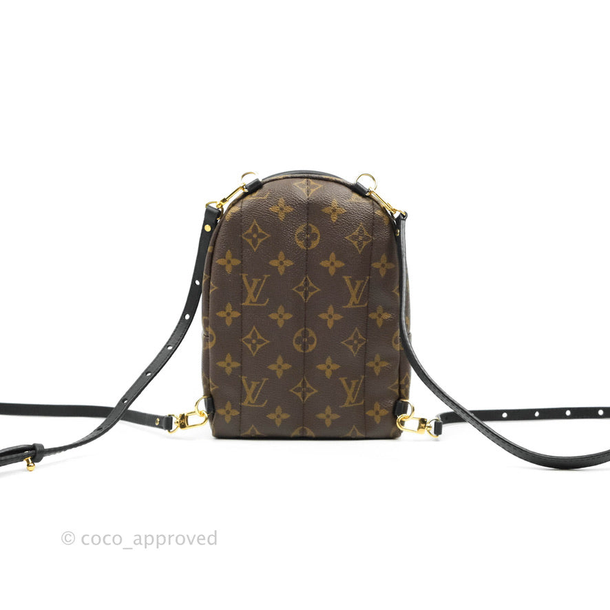 Louis Vuitton Mini Palm Springs Monogram Canvas Backpack⁣