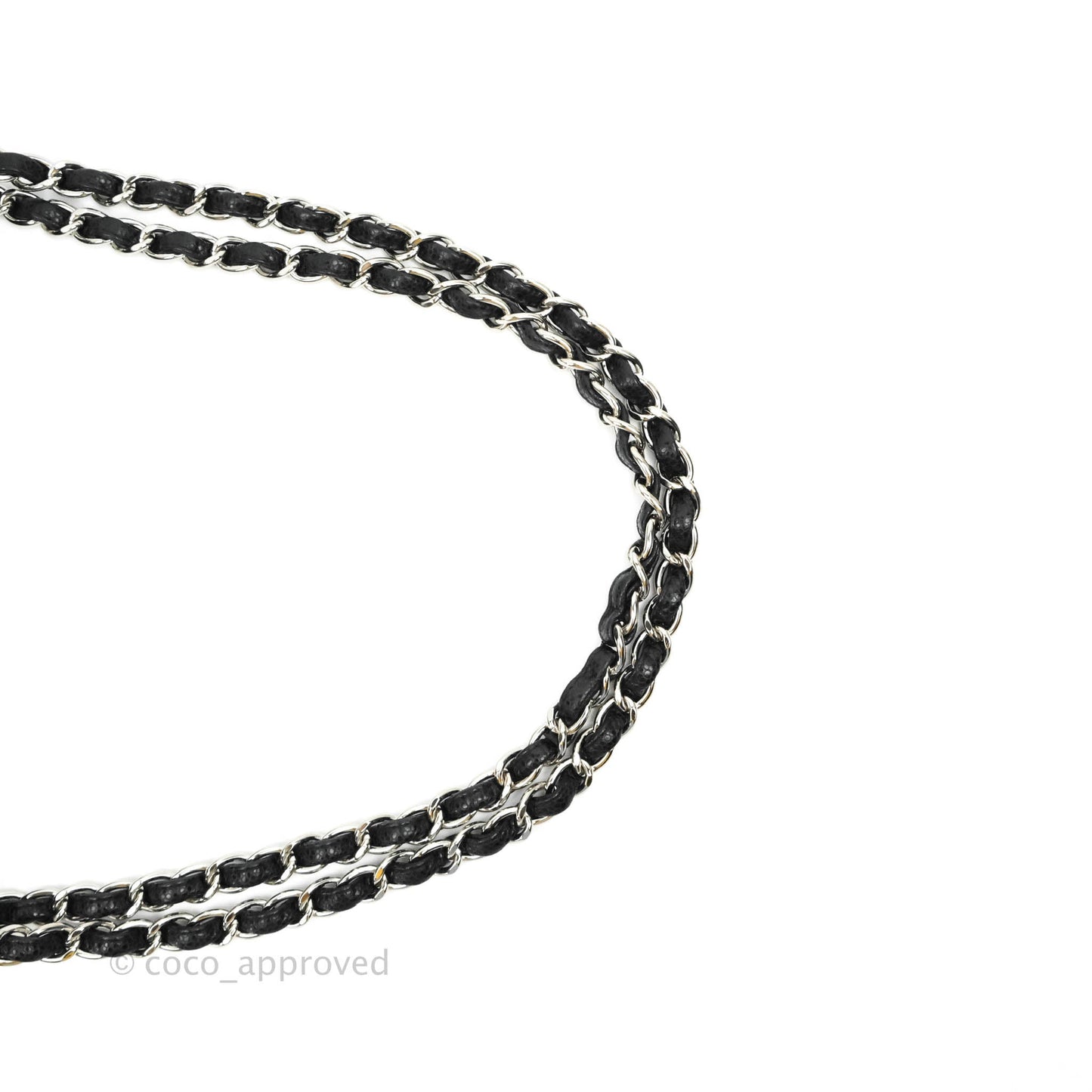 Chanel Single Flap Maxi Caviar Black Silver Hardware