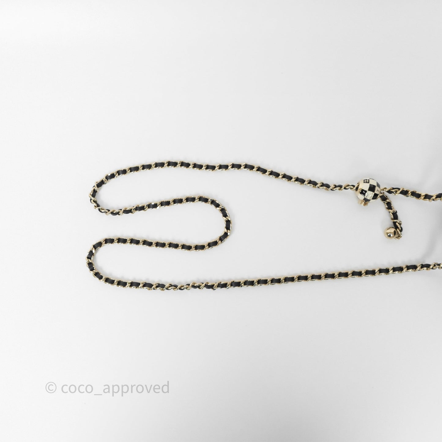 Chanel Mini Ball Crush Vanity With Chain Black Lambskin Gold Hardware